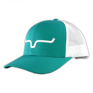 Kimes Ranch Weekly Trucker Hat - Teal/White